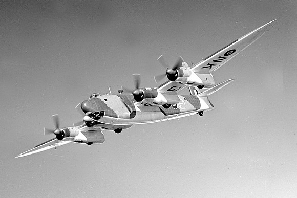 RAF Vickers Windsor Prototype NK136 Air to Air
