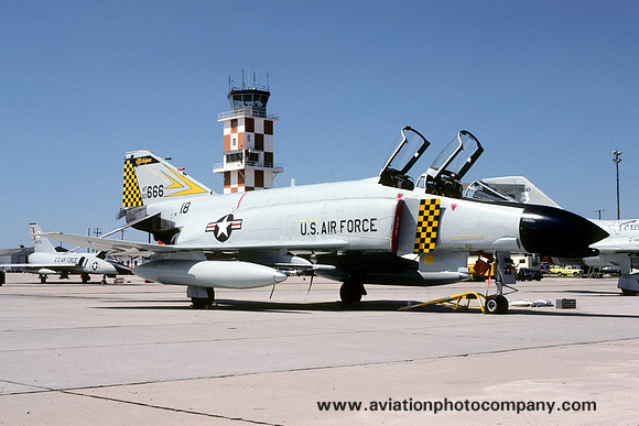 USAF Michigan ANG 171 FIS McDonnell F-4C Phantom 63-7666 (1980)