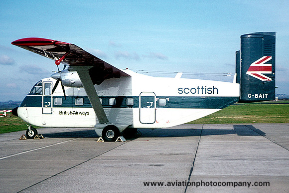 British Airways/Scottish Airways Short Skyvan G-BAIT