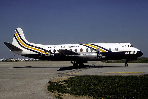 British Air Ferries Vickers Viscount G-APEX (1982)