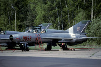 Polish Air Force 10 ELT Mikoyan MiG-21U 0856 (2000)