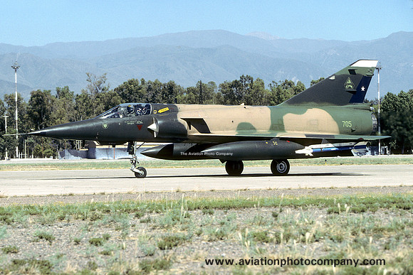 Chilean Air Force GA 8 Dassault Mirage 5MA 705 (2005)