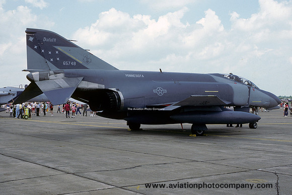 USAF Minnesota ANG 179 FIS McDonnell F-4D Phantom 65-0748 (1987)