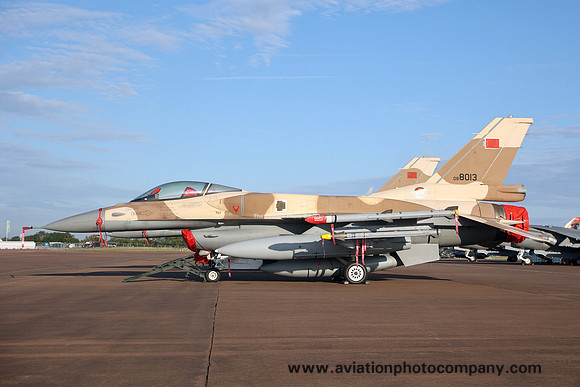 Moroccan Air Force Lockheed F-16C 08-8013 at RIAT Fairford (2024)