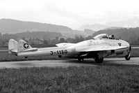 Swiss Air Force De Havilland Vampire FB.6 J-1150 (1977)
