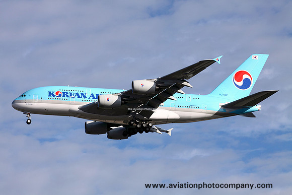 Korean Air Airbus A380-800 HL7622 at Atlanta IAP (2013)