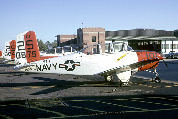 US Navy VT-1 Beech T-34B Mentor 140875/2S-101 (1974)
