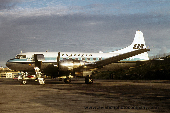 Linjeflyg Convair 440 SE-CRM (1971)