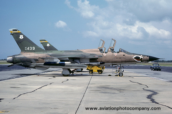 USAF Georgia ANG 128 TFS Republic F-105G Thunderchief 62-4439 (1980)