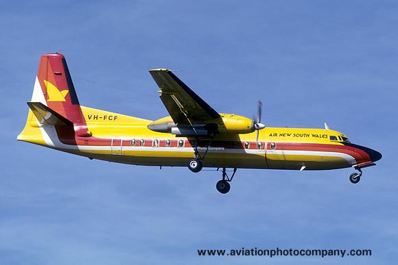 Air New South Wales Fokker F-27-500 Friendship VH-FCF (1984)