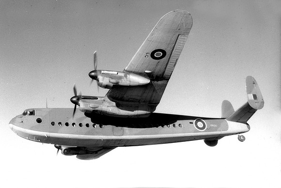 RAF Avro York C.1 MW100 Air to Air