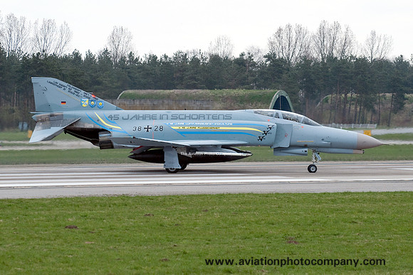 German Air Force JG71 McDonnell F-4F Phantom 38+28 special marks at Wittmund (2012)