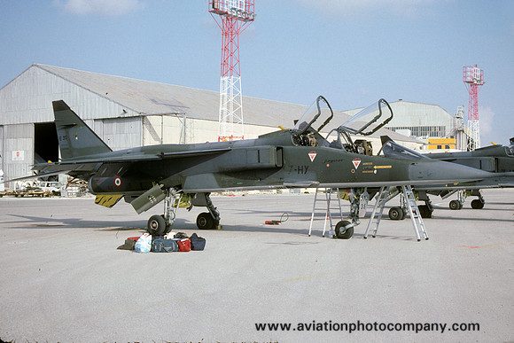 French Air Force EC1/7 Sepecat Jaguar E E35/7-HY at Malta Luqa IAP (2003)