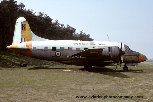 RAF Vickers Varsity T.1 WJ889/K dumped at Bruggen (1974)