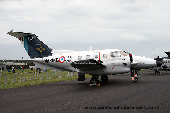 French Navy Embraer Xingu 67 at the Gilze Rijen Airshow (2014)