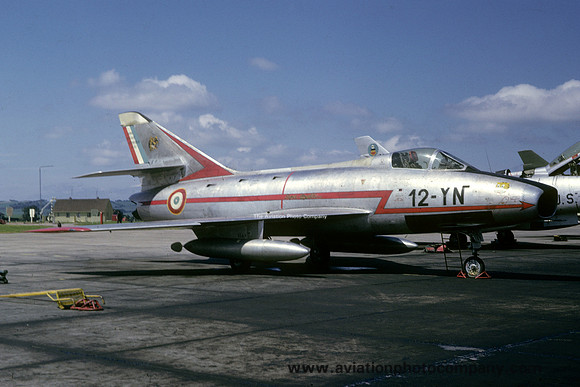 French Air Force EC1/12 Dassault Super Mystere B.2 191/12-YN (1967)
