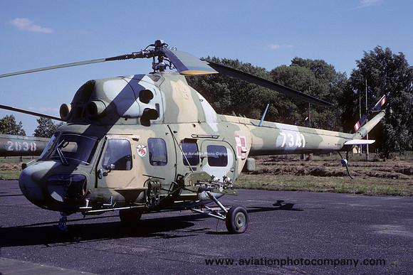 Polish Army 49 PSB Mil Mi-2S 7341 (1999)