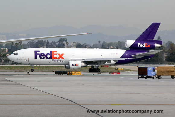 FedEx Douglas DC-10-30F N308FE at Los Angeles IAP (2014)