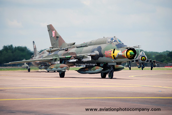 Polish Air Force 40 ELT Sukhoi Su-22M4 9102 at RIAT Fairford (2014)