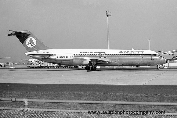 Ansett Douglas DC-9-31 VH-CZA (1970)