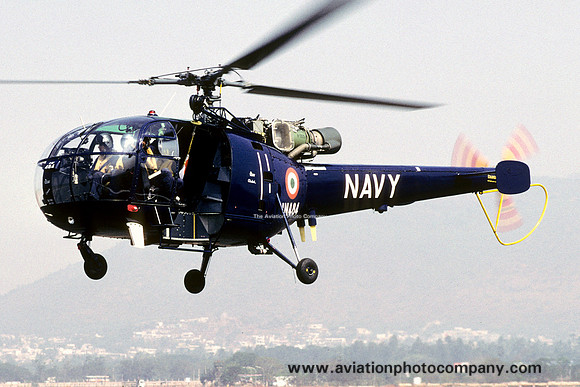 Indian Navy 321 Squadron HAL Chetak/Sud Alouette III IN484 (2006)