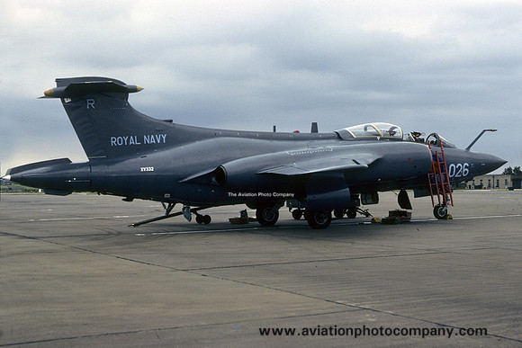 Royal Navy 809 Squadron Blackburn Buccaneer S.2 XV332/R026 (1978)