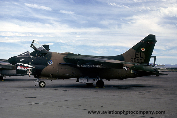 USAF 23 TFW 76 TFS LTV A-7D Corsair 70-1000/EL (1979)