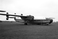 Dan Air Airspeed Ambassador G-AMAH at Lasham (1971)