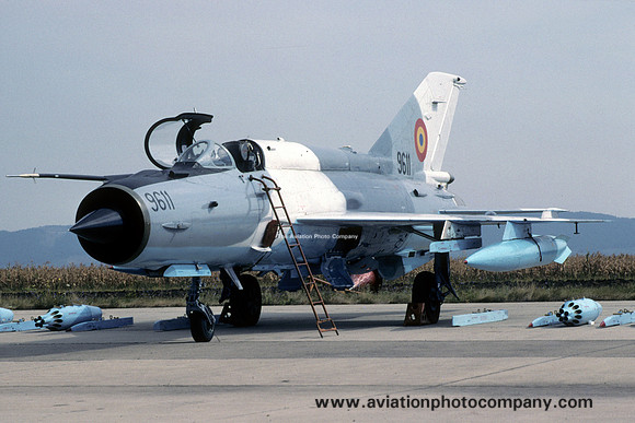 Romanian Air Force Mikoyan MiG-21MF Lancer-A 9611 (2003)