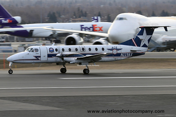 Alaska Central Express Beech 1900C N119AX at Anchorage (2022)