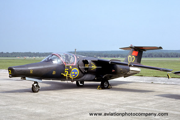 Swedish Air Force F5 SAAB 105 Sk60 60002 (1986)
