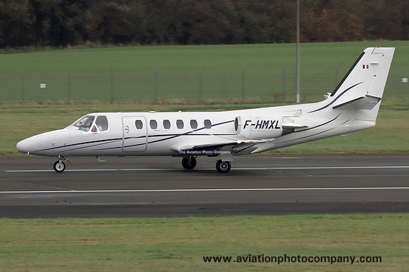 Airlec Air Espace Cessna 550 Citation II F-HMXL at Prestwick (2022)