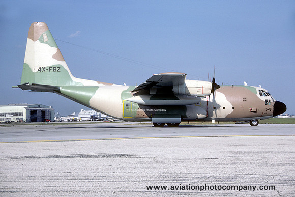 Israeli Air Force Lockheed C-130H Hercules 4X-FBZ/545 (1987)