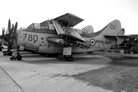 Royal Navy 796 Squadron Fairey Gannet AS.1 XA399 at AHU Abbotsinch (1959)