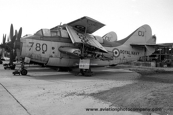 Royal Navy 796 Squadron Fairey Gannet AS.1 XA399 at AHU Abbotsinch (1959)
