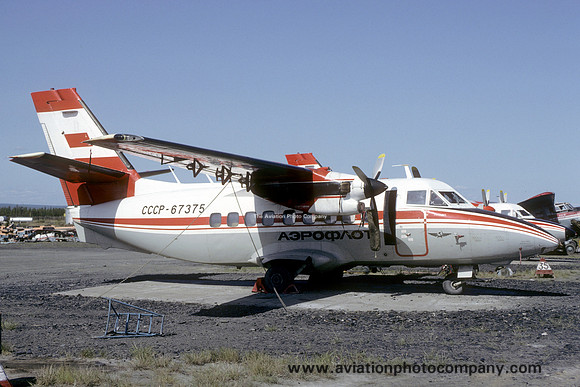 Aeroflot LET L-410UVP CCCP-67375 (1992)