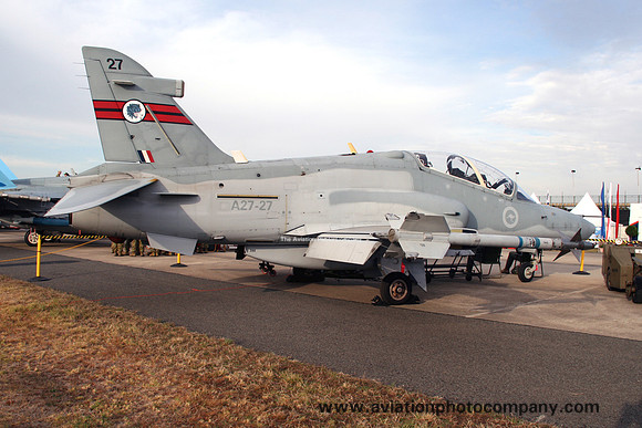 RAAF 76 Squadron BAE Hawk 127 A27-27 at Avalon (2009)
