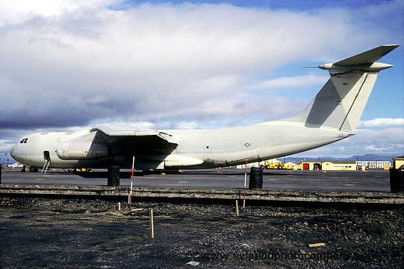 USAF 438 MAW Lockheed C-141A Starlifter 67-0021 at Keflavik (1979)