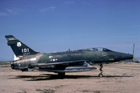 USAF Oklahoma ANG 125 TFS North American F-100D Super Sabre 56-3101 at MASDC Davis Monthan (1978)