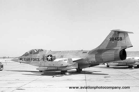 USAF 58 TFTW Lockheed TF-104G Starfighter 63-8458 (1974)