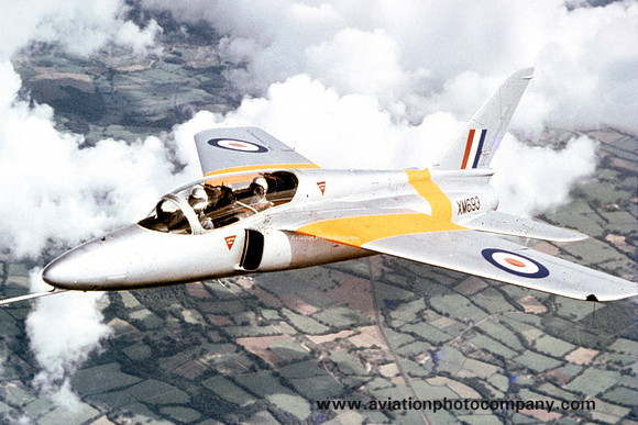 RAF Folland Gnat T.1 XM693 Air to Air
