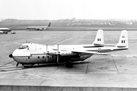 RAF AWA Argosy C.1 XN820 at Prestwick (1970)