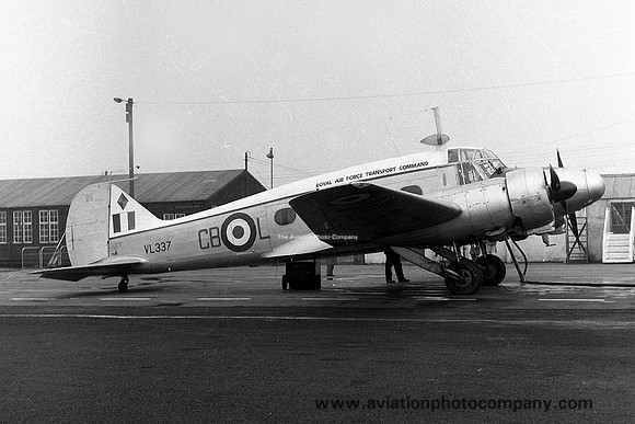 RAF MCS Avro Anson C.19 VL337 at Newcastle Woolsington (1960)