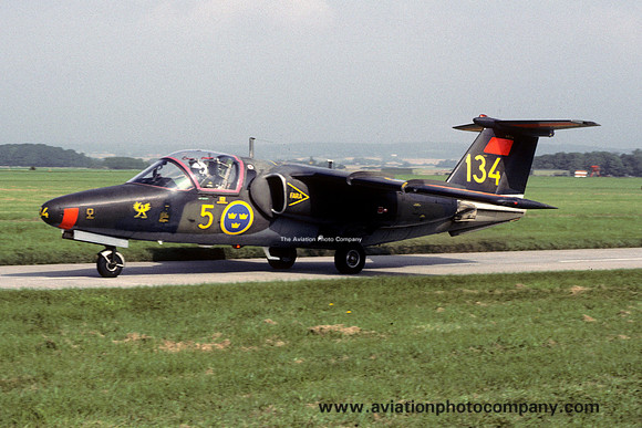 Swedish Air Force SAAB Sk60A 60134 (1985)