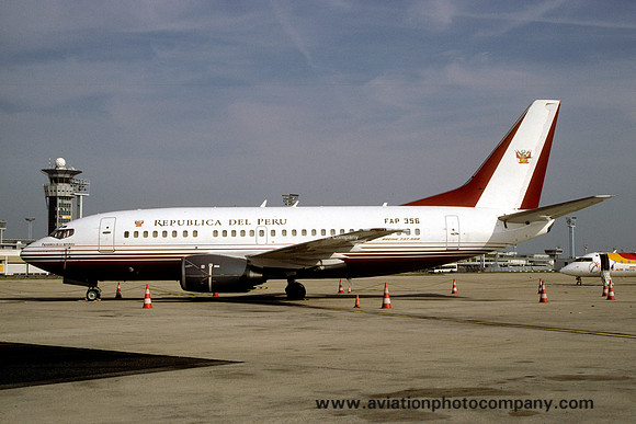 Peruvian Air Force Boeing 737-500 FAP356 (2003)