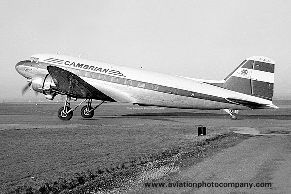 Cambrian Airways Douglas C-47B G-ALXL (1962)