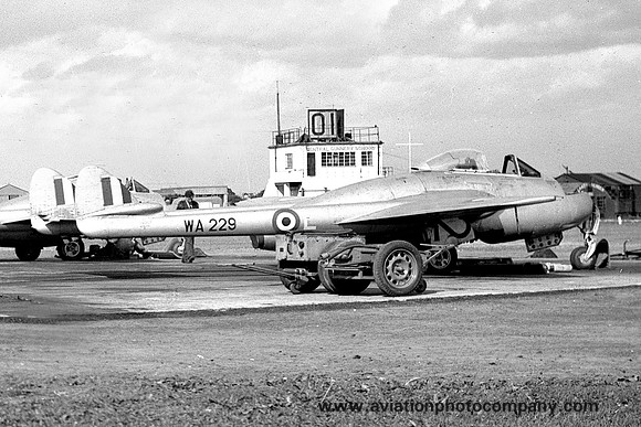 RAF Central Gunnery School De Havilland Vampire FB.5 WA229