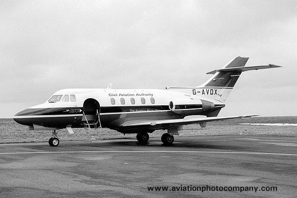 CAA Hawker Siddeley HS.125 G-AVDX (1979)