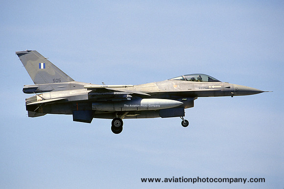 Greek Air Force 343 Mira General Dynamics F-16C Fighting Falcon 505 (2005)