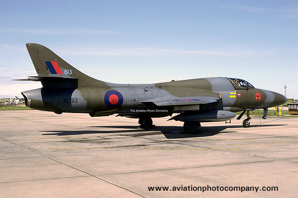 RAF 237 OCU Hawker Hunter T.7 XL613 (1987)
